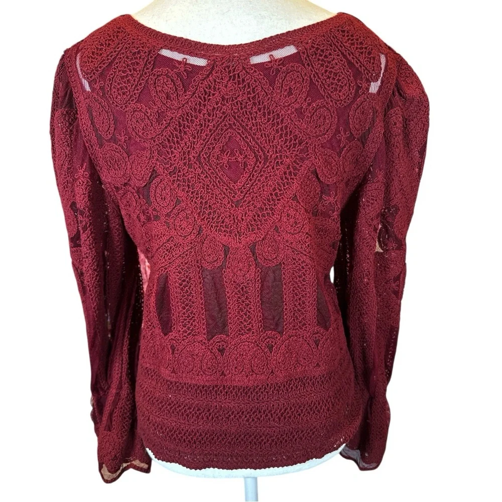 Ultra Pink NWT Women's Lace Blouse